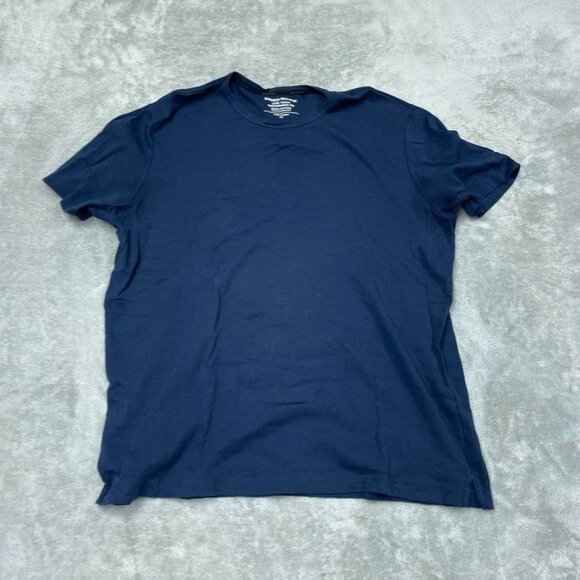 Banana Republic Mens Luxe Touch Performance Tee XXL Navy Short Sleeve a0663 - Picture 1 of 6